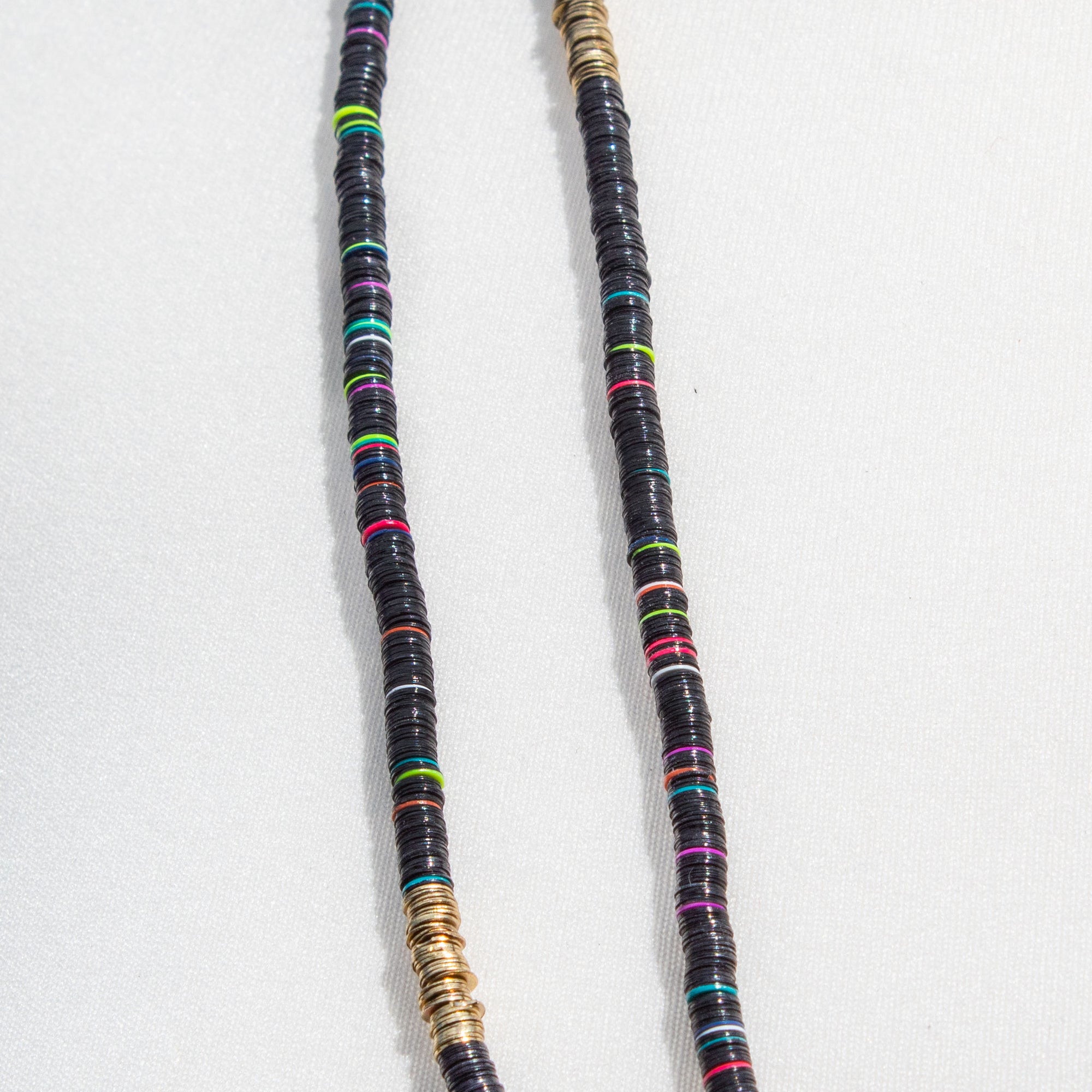 Extra-Long Black Sequin Necklace | Necklace - The Naughty Shrew
