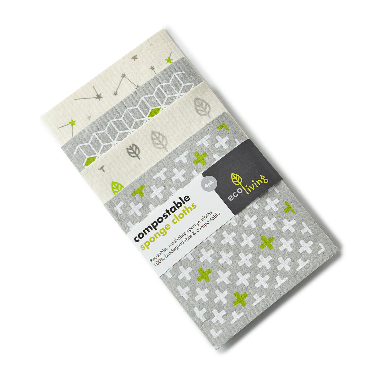 Compostable Cleaning Cloths - Set Of 4 | Cleaning Cloths - The Naughty Shrew