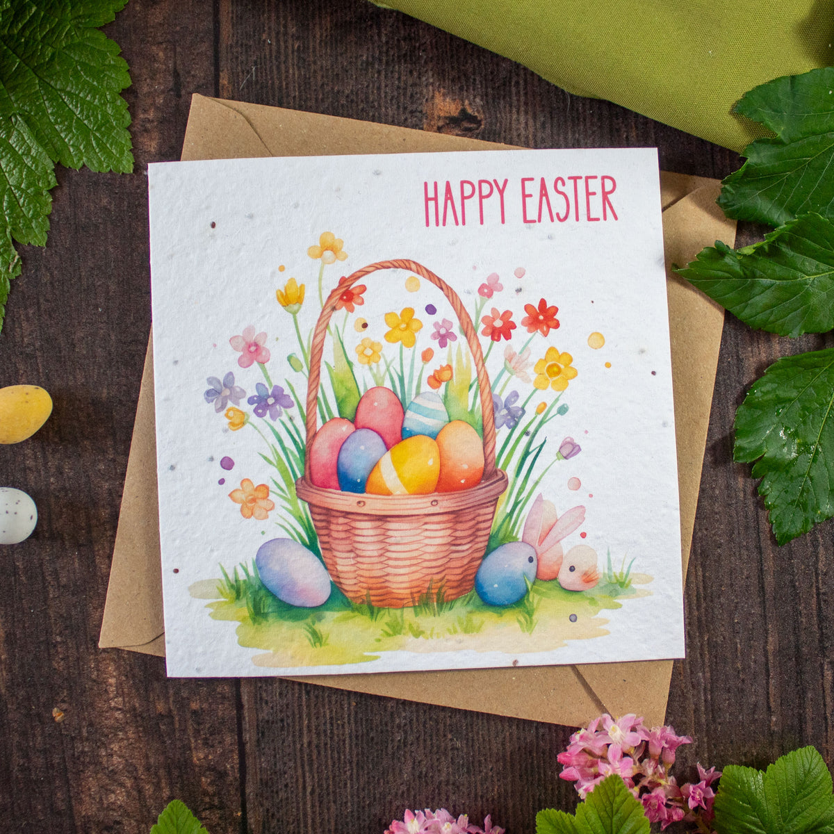 Plantable Easter Card - Easter Basket