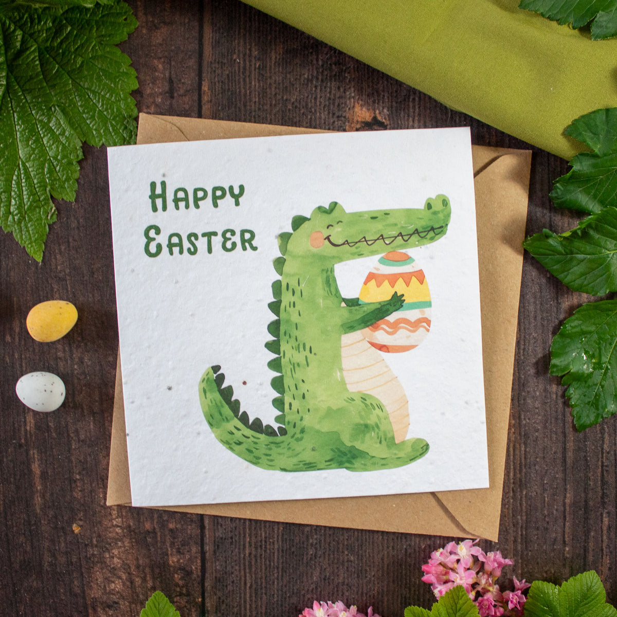 Plantable Easter Card - Crocodile