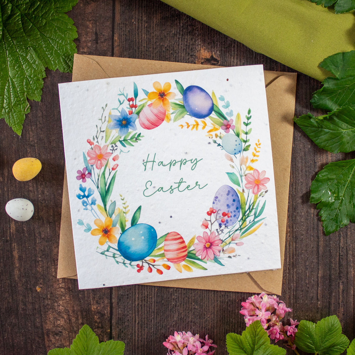 Plantable Easter Card - Wreath