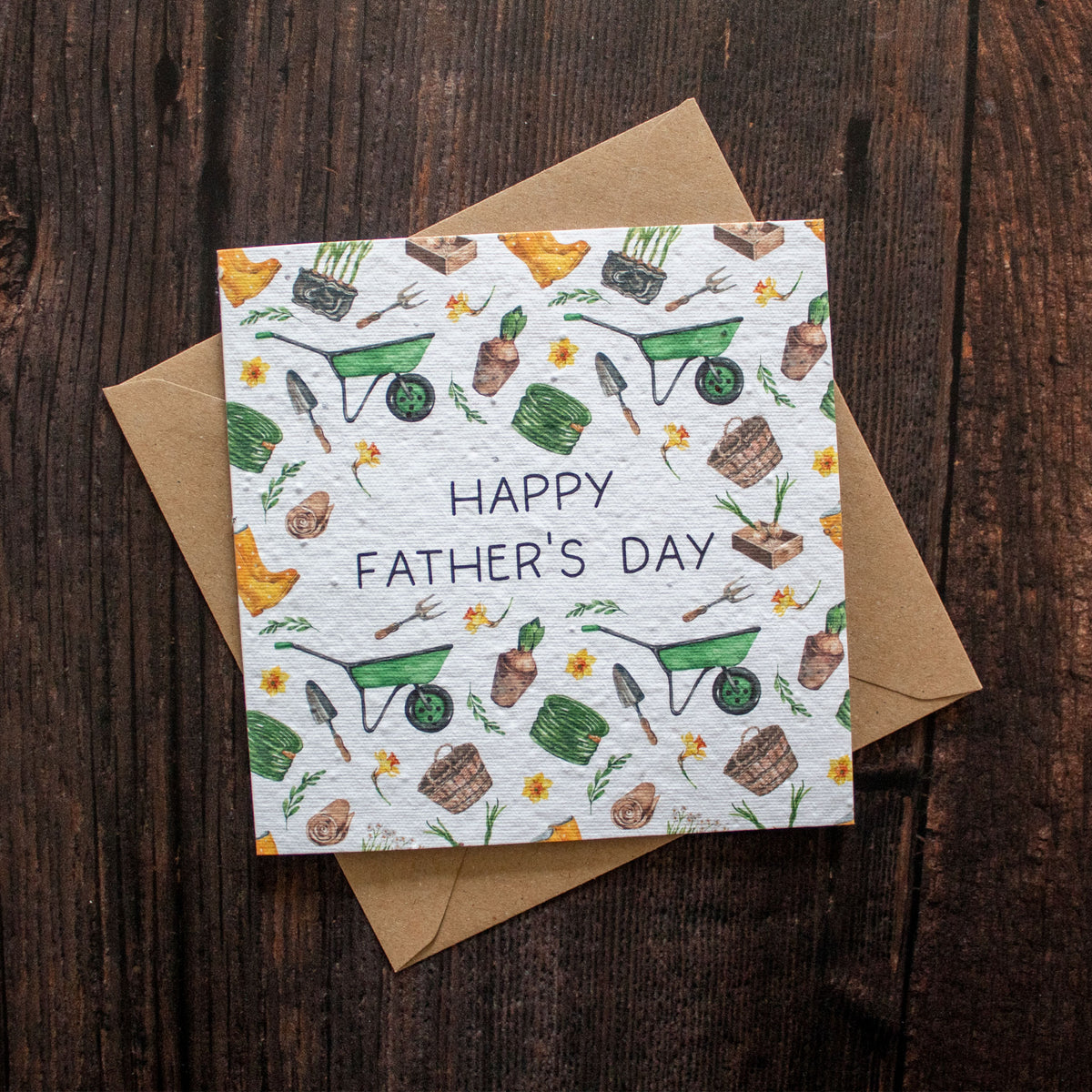 Plantable Father&#39;s Day Card - Gardening