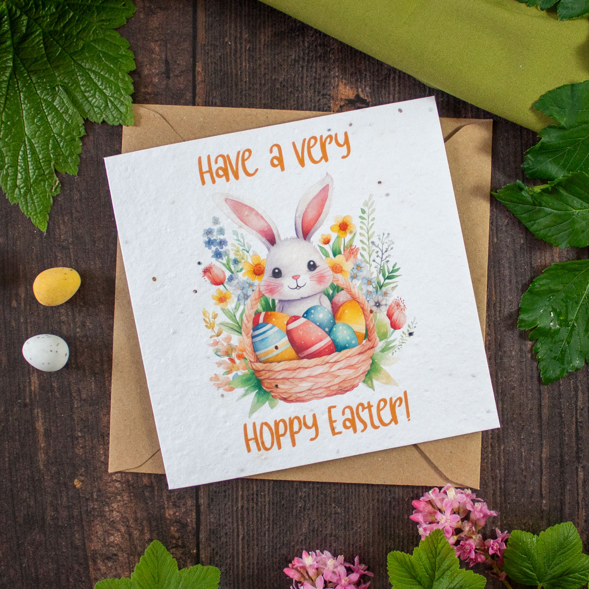 Plantable Easter Card - Hoppy Easter