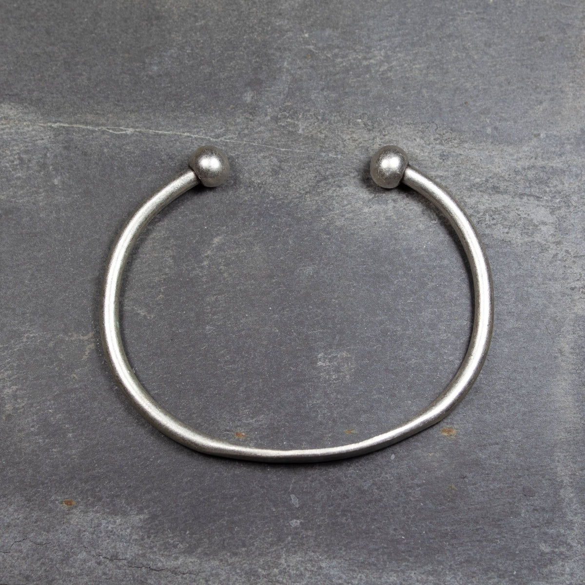 Silver-plated torque bangle | Bracelet - The Naughty Shrew