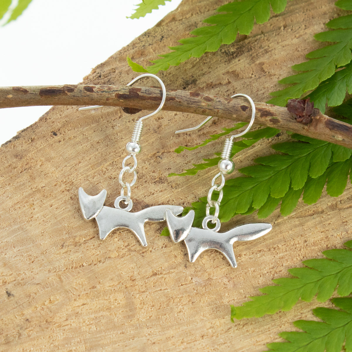 Fox Charm Earrings | Earrings - The Naughty Shrew