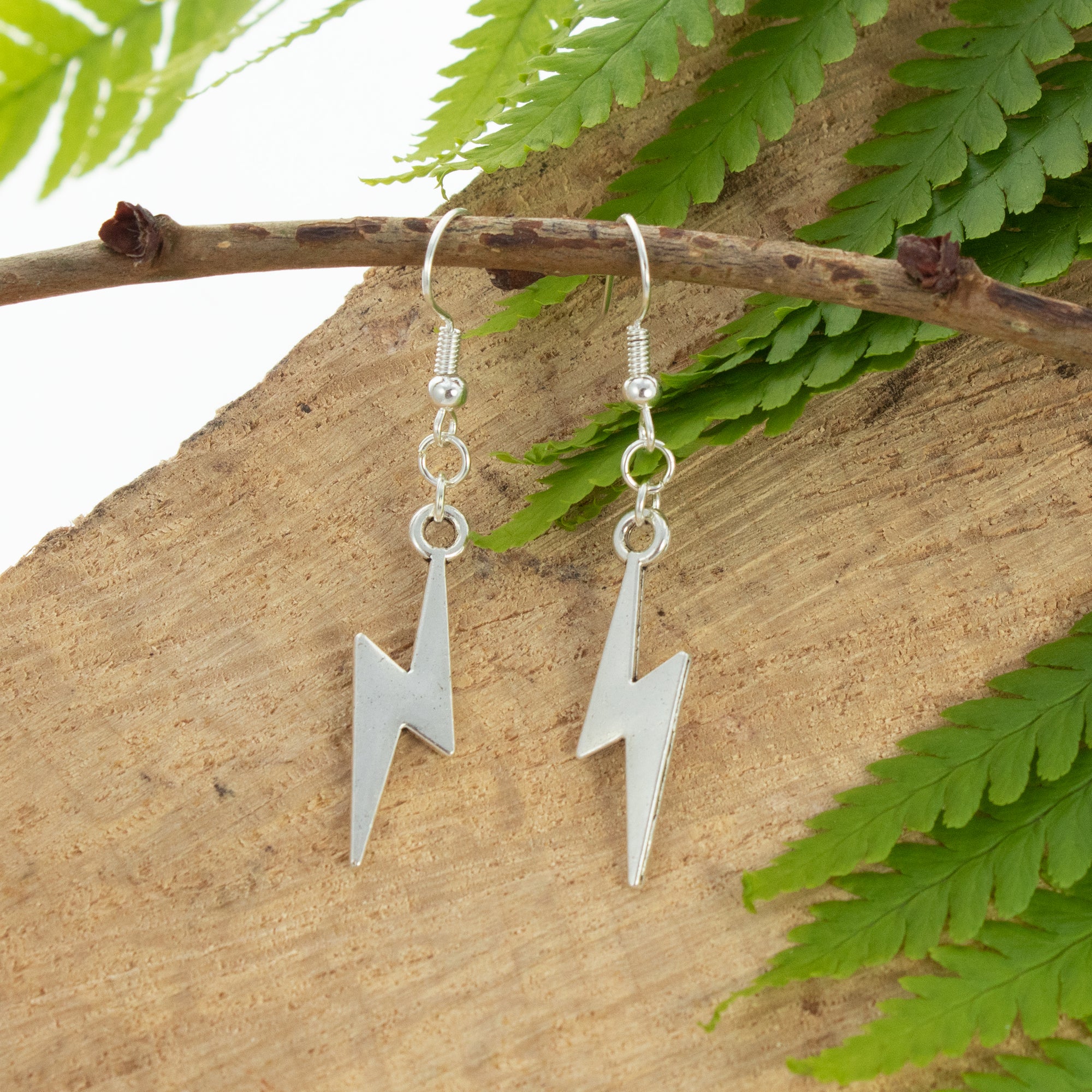 Lightning Bolt Charm Earrings | Earrings - The Naughty Shrew