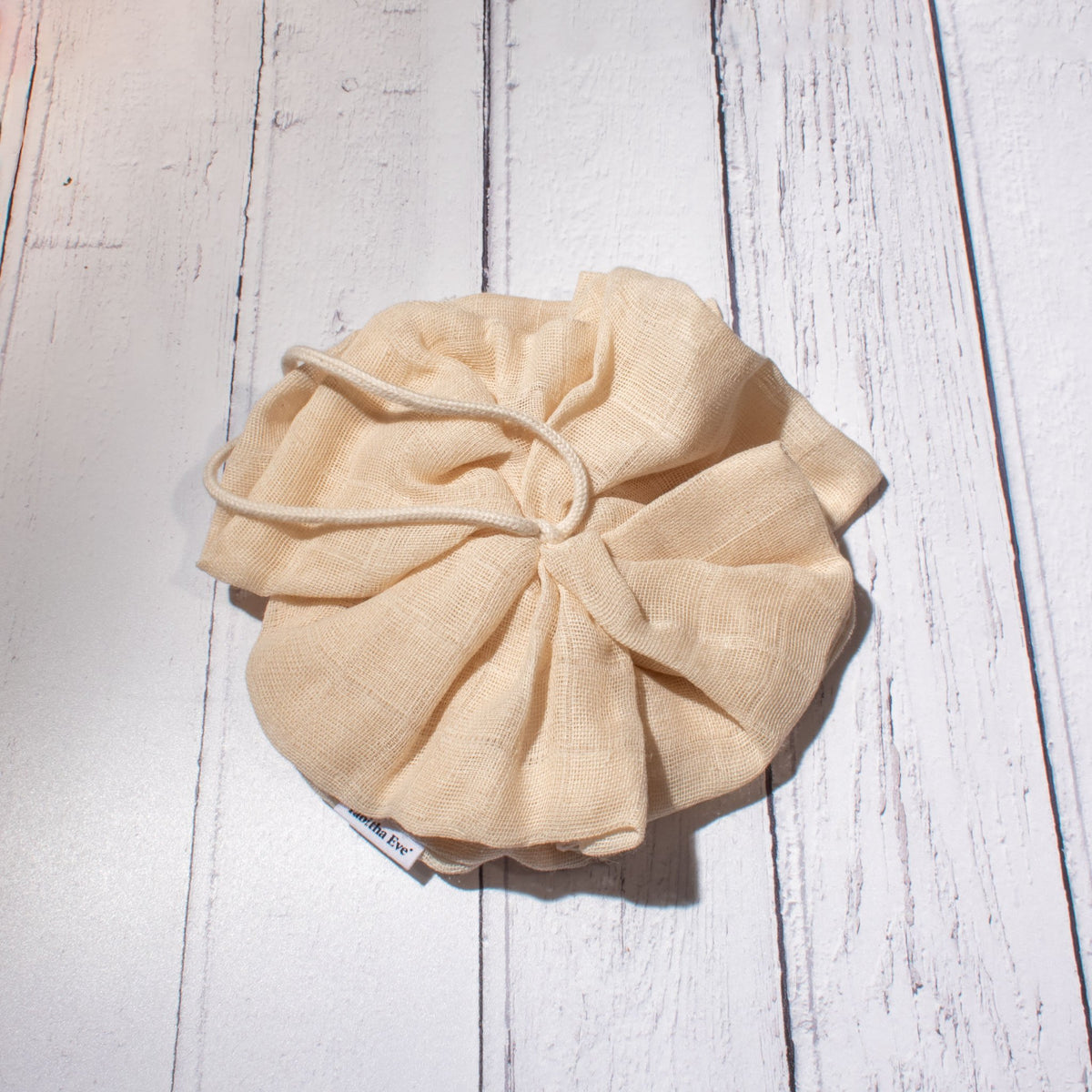 Organic Cotton Bath Pouf | Flannel - The Naughty Shrew