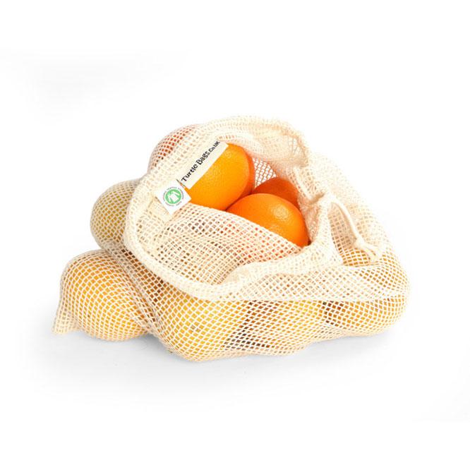 Organic Cotton Net Produce Bag - Large | Produce Bag - The Naughty Shrew