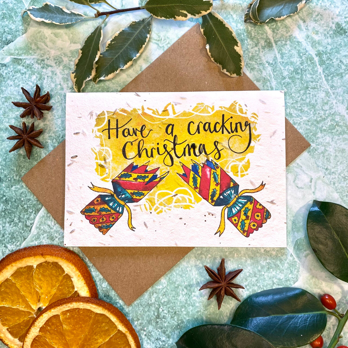 Cracking Christmas - Plantable Wildflower Christmas Card | Greetings Card - The Naughty Shrew
