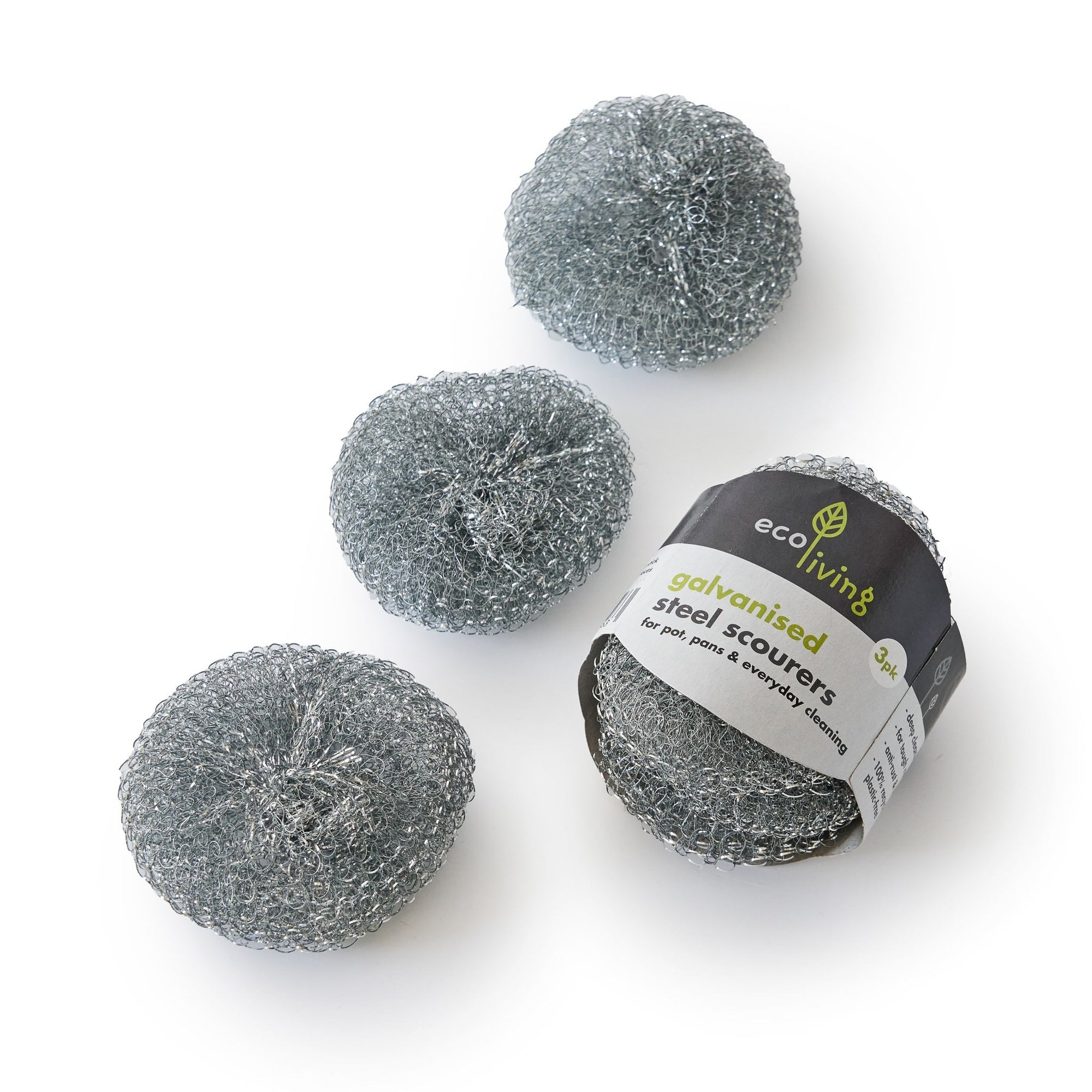 Steel Scourers - Pack Of 3 | Scourer - The Naughty Shrew