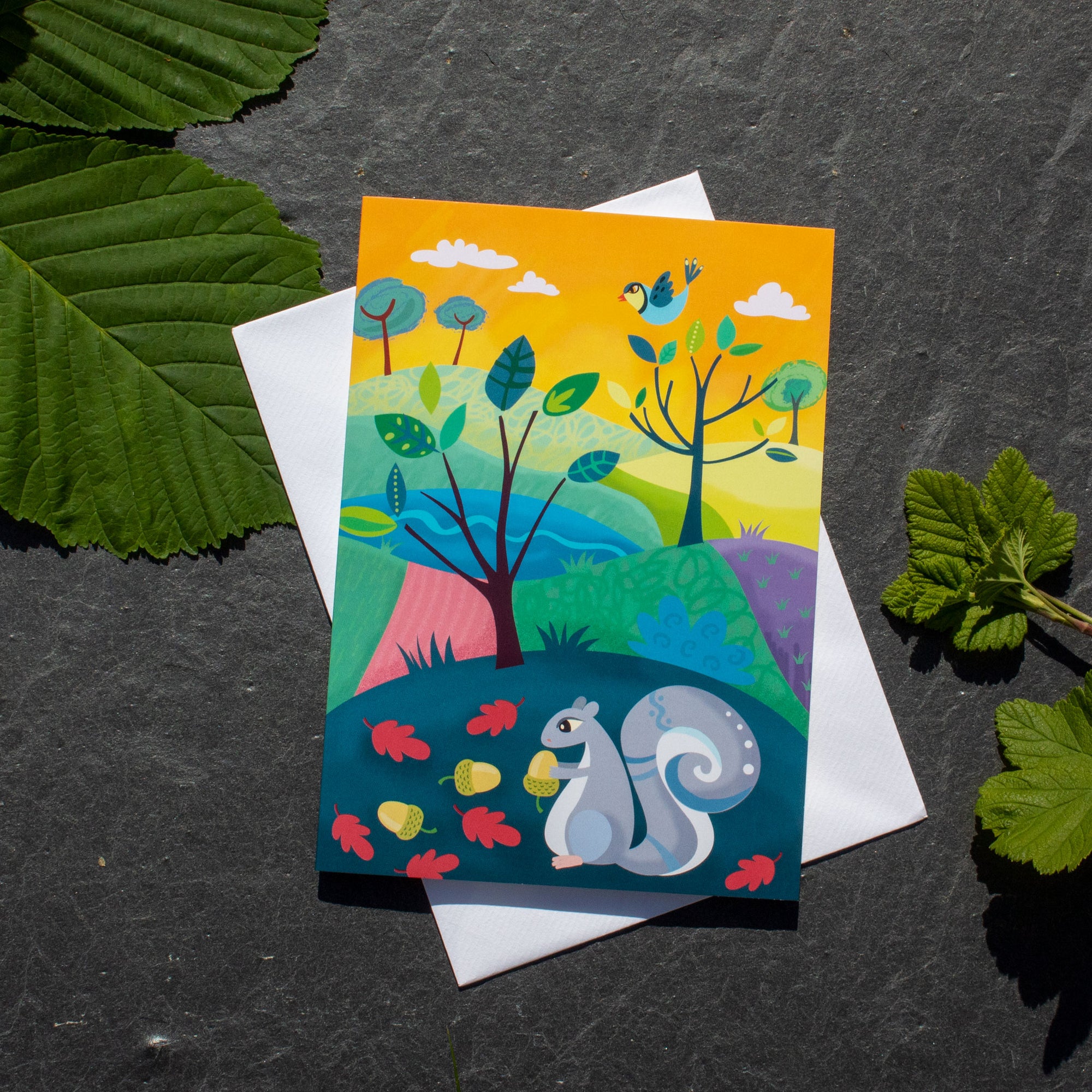 Greetings Card - Hungry Squirrel | Greetings Card - The Naughty Shrew