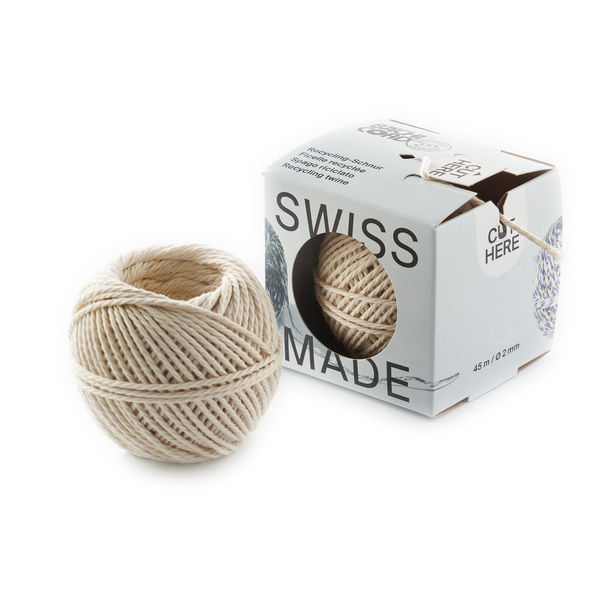 Recycled Natural Cotton String With Dispenser | String - The Naughty Shrew