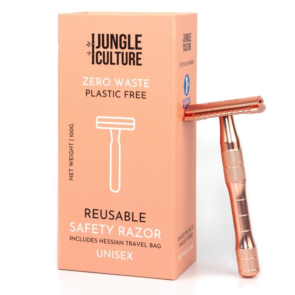 Reusable, Unisex Safety Razor - Rose Gold | Safety Razor - The Naughty Shrew