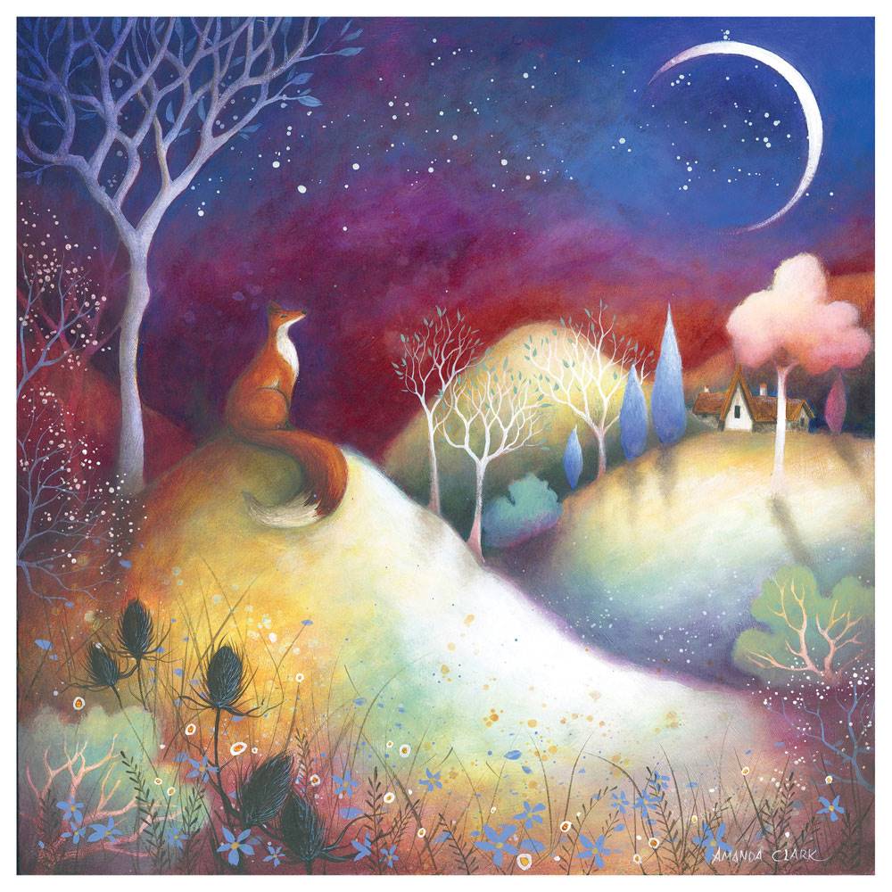 Greetings Card - Starry Meadows