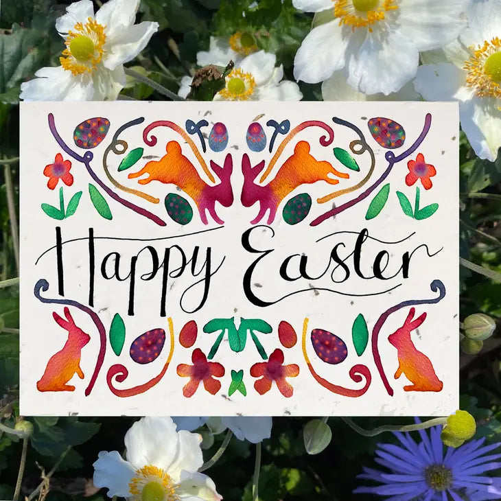 Happy Easter - Plantable Wildflower Card