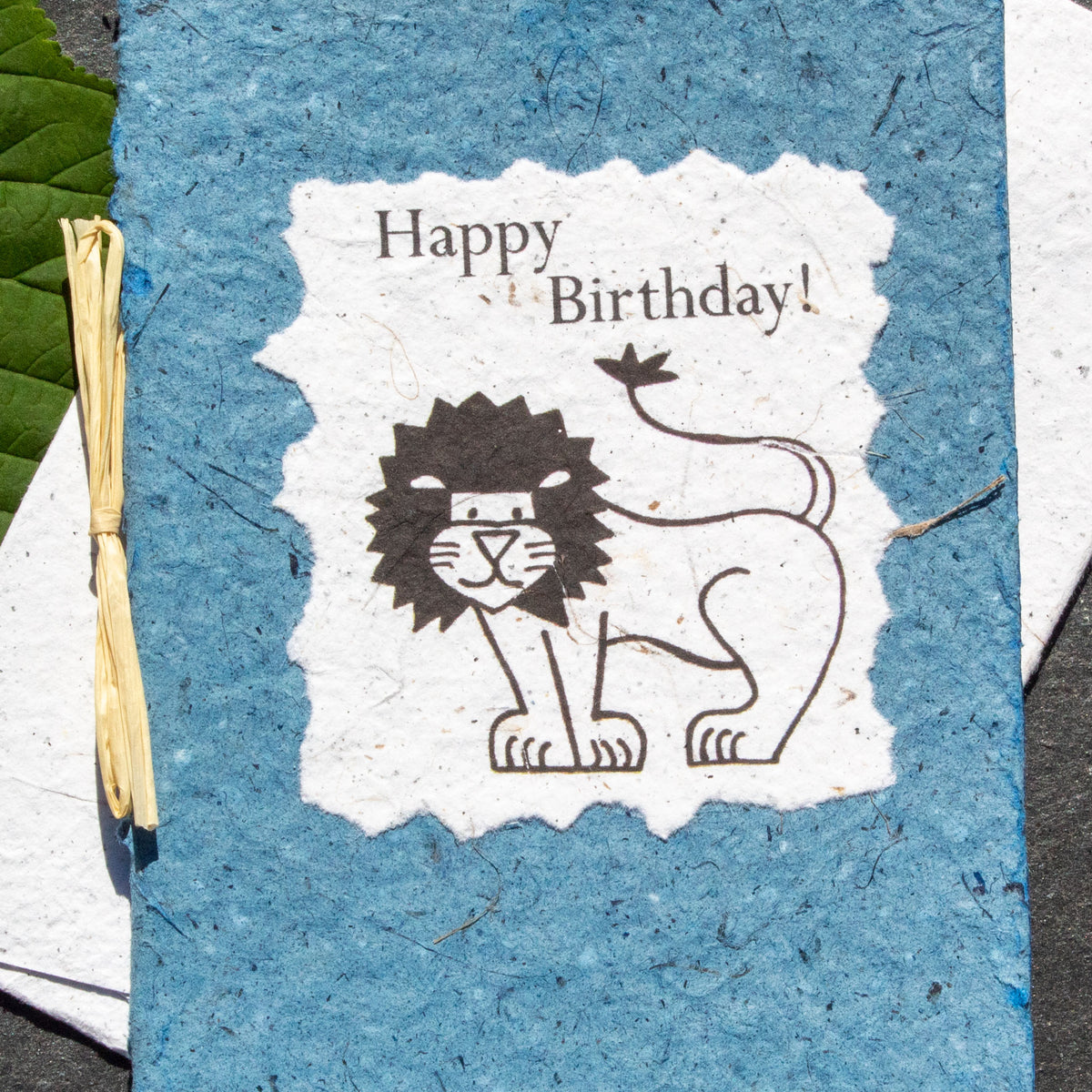 Handmade Greetings Card - Lion Birthday Card
