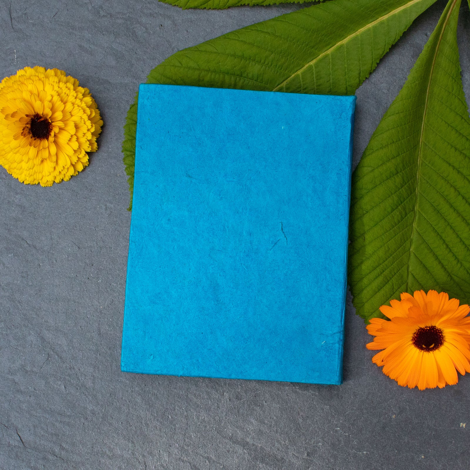 Mudhubani Fish Notepad With Lokta Paper Pages - Green & Blue | Notepad - The Naughty Shrew