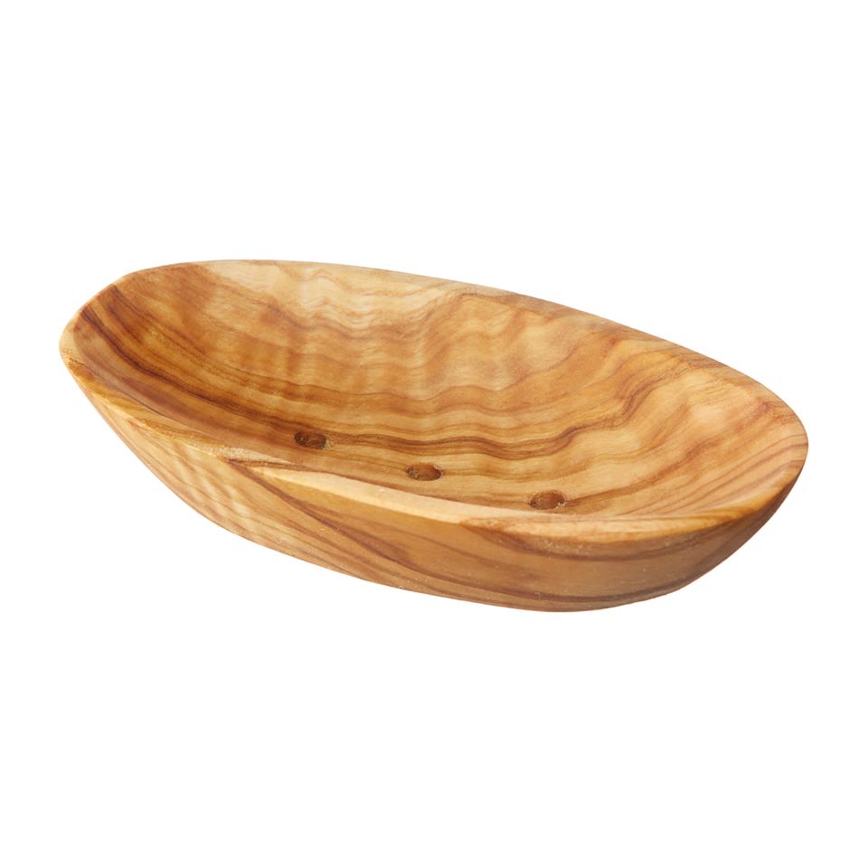 Olive Wood Soap Dish - Oval | Soap Dish - The Naughty Shrew