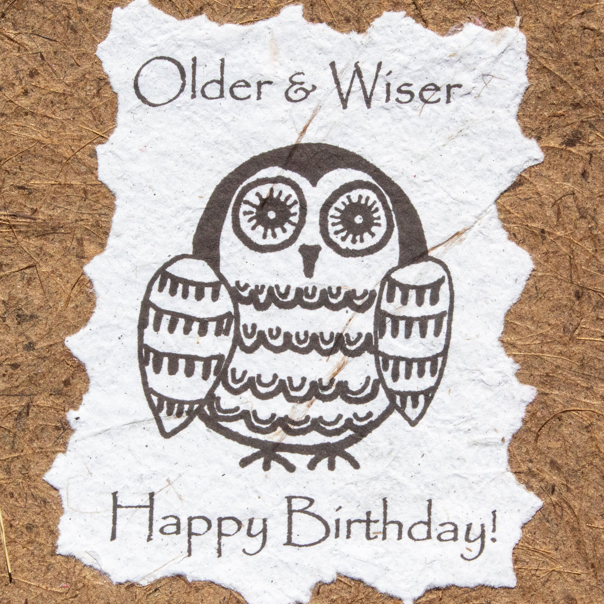 Handmade Greetings Card - Owl Birthday Card