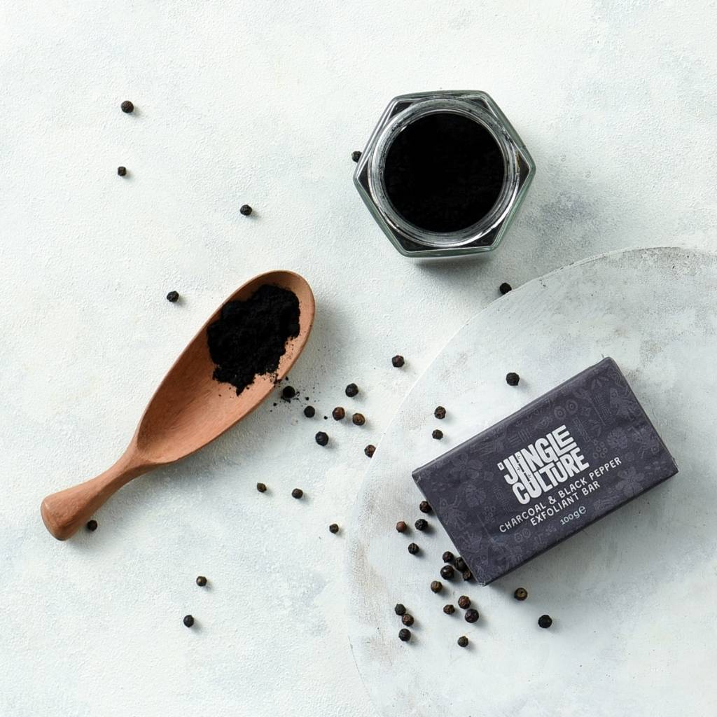 Shaving Soap Bar - Charcoal &amp; Black Pepper | Soap - The Naughty Shrew