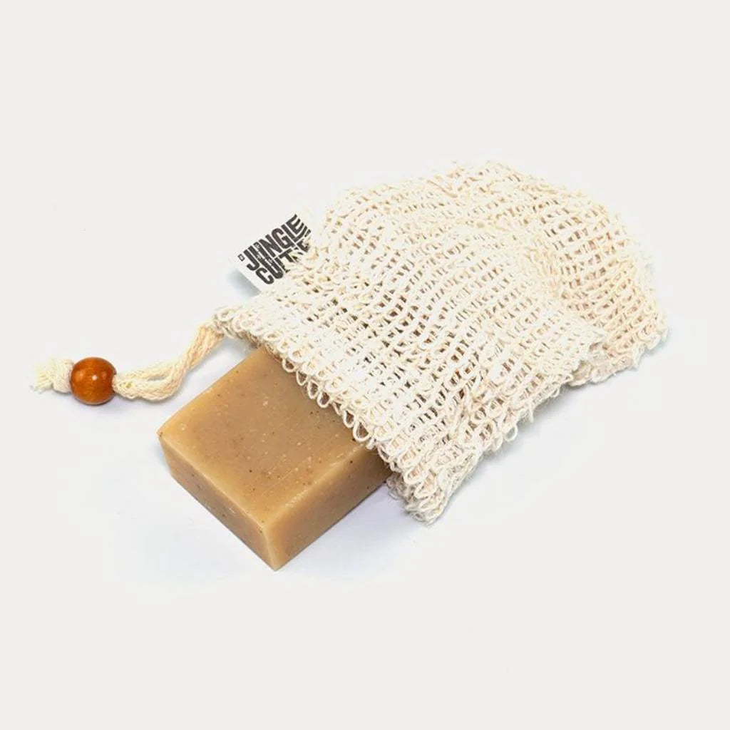 Exfoliating Sisal Soap Pouch | Flannel - The Naughty Shrew