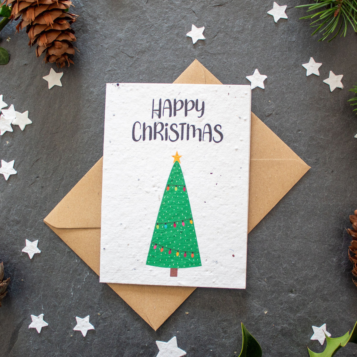 Plantable Christmas Card - Christmas Tree | Greetings Card - The Naughty Shrew